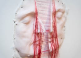 kunst - Ingrid Slaa - beeld - gezicht - siliconen