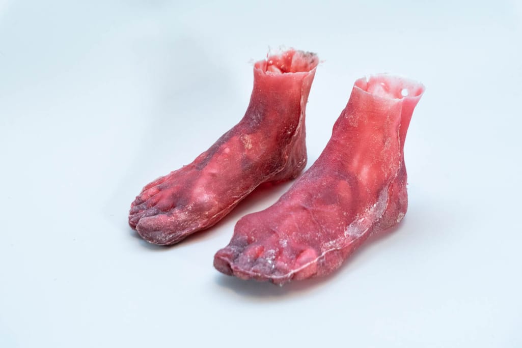 kunst - Ingrid Slaa - beeld - voeten - siliconen