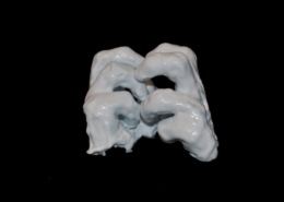Ingrid Slaa l beeld - siliconen - handen - titel verhalend l sculpture - silicon - hands - title telling