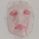 Ingrid Slaa l beeld - siliconen - gezicht - titel niet l sculpture - silicon - face - title not (1)